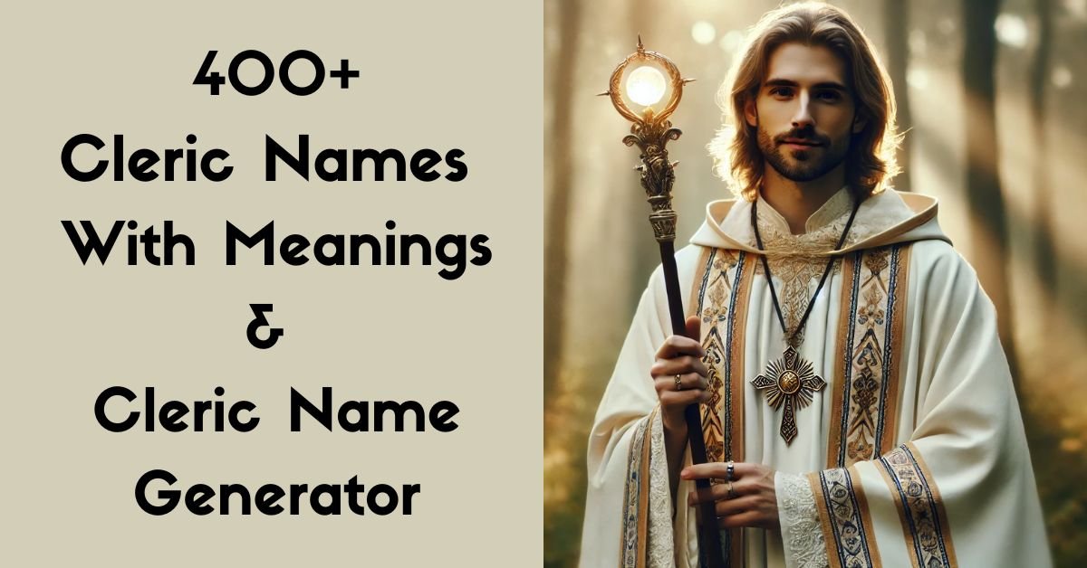 Cleric Names