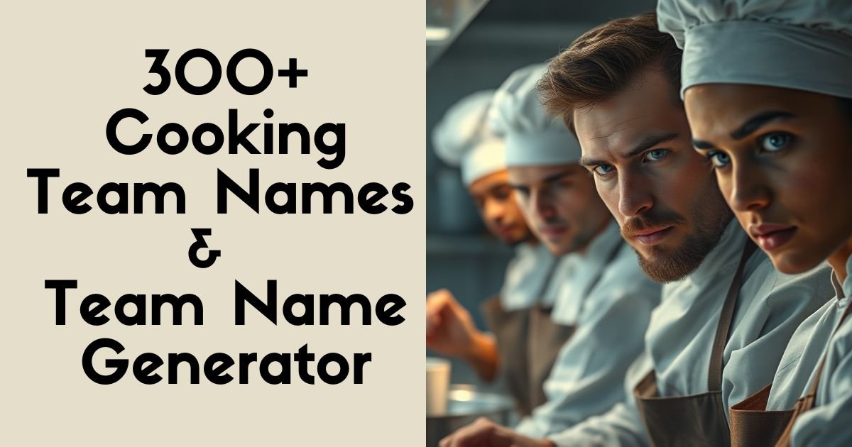 Cooking Team Names