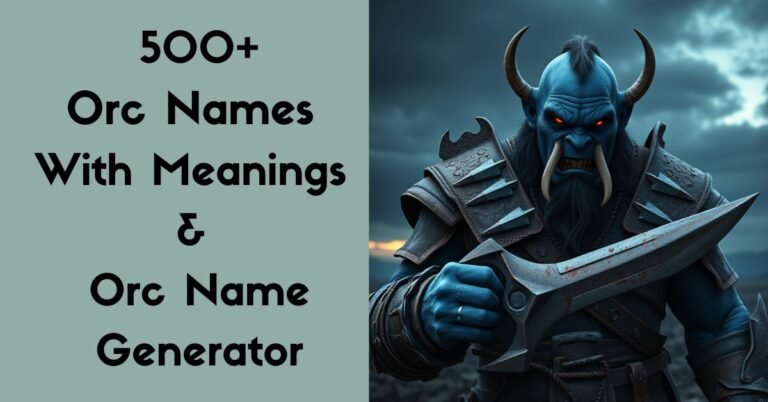 Orc Names